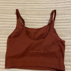 Size small. Alphalete. Burnt orange color.